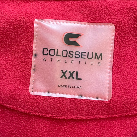 Colosseum Oklahoma Sooners Men’s  Full Zip Fleece Jacket. - Picture 2 of 7